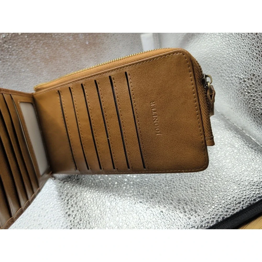 Wallet Women Genuine Leather RFID Blocking Wallets Bifold Credit‎ Card Holder